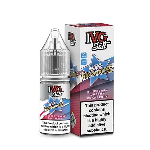 IVG Bar Favourites Blueberry Cherry Cranberry Nic Salt E-liquid