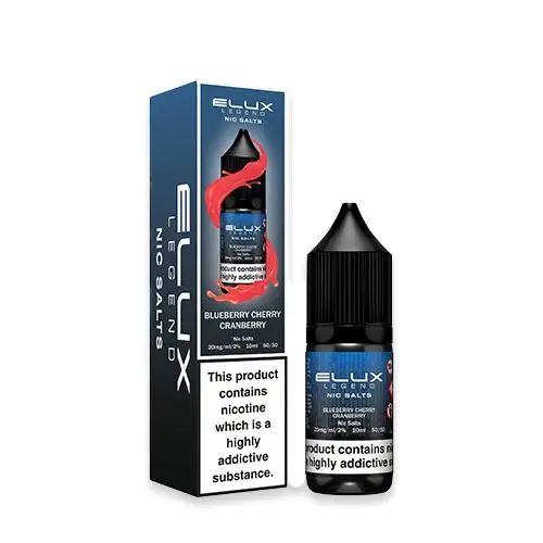 Elux Legend Blueberry Cherry Cranberry Nic Salt E-liquid