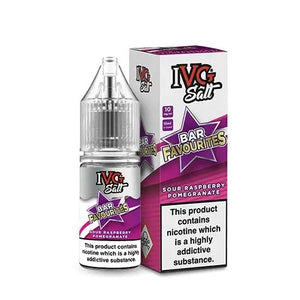 IVG Bar Favourites Sour Raspberry Pomegranate Nic Salt E-liquid