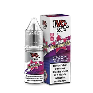 IVG Bar Favourites Strawberry Watermelon Bubblegum Nic Salt E-liquid