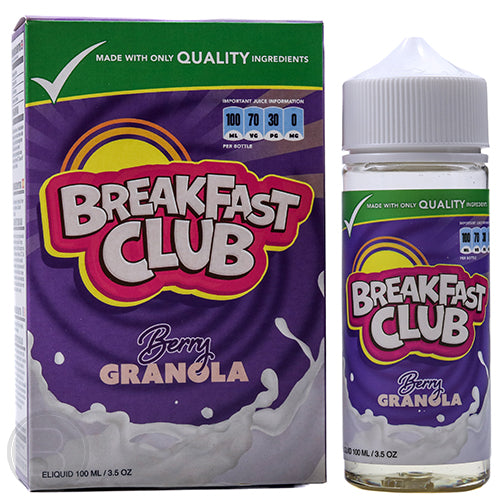 Breakfast Club Berry Granola 100ml E-liquid