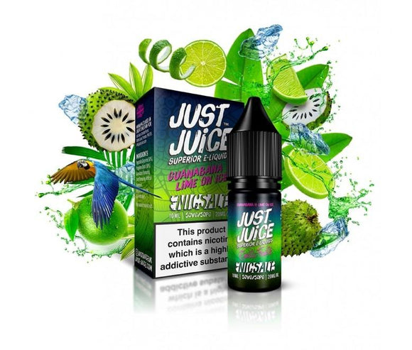 Just Juice Guanabana & Lime on Ice Nic Salt 20mg E-liquid
